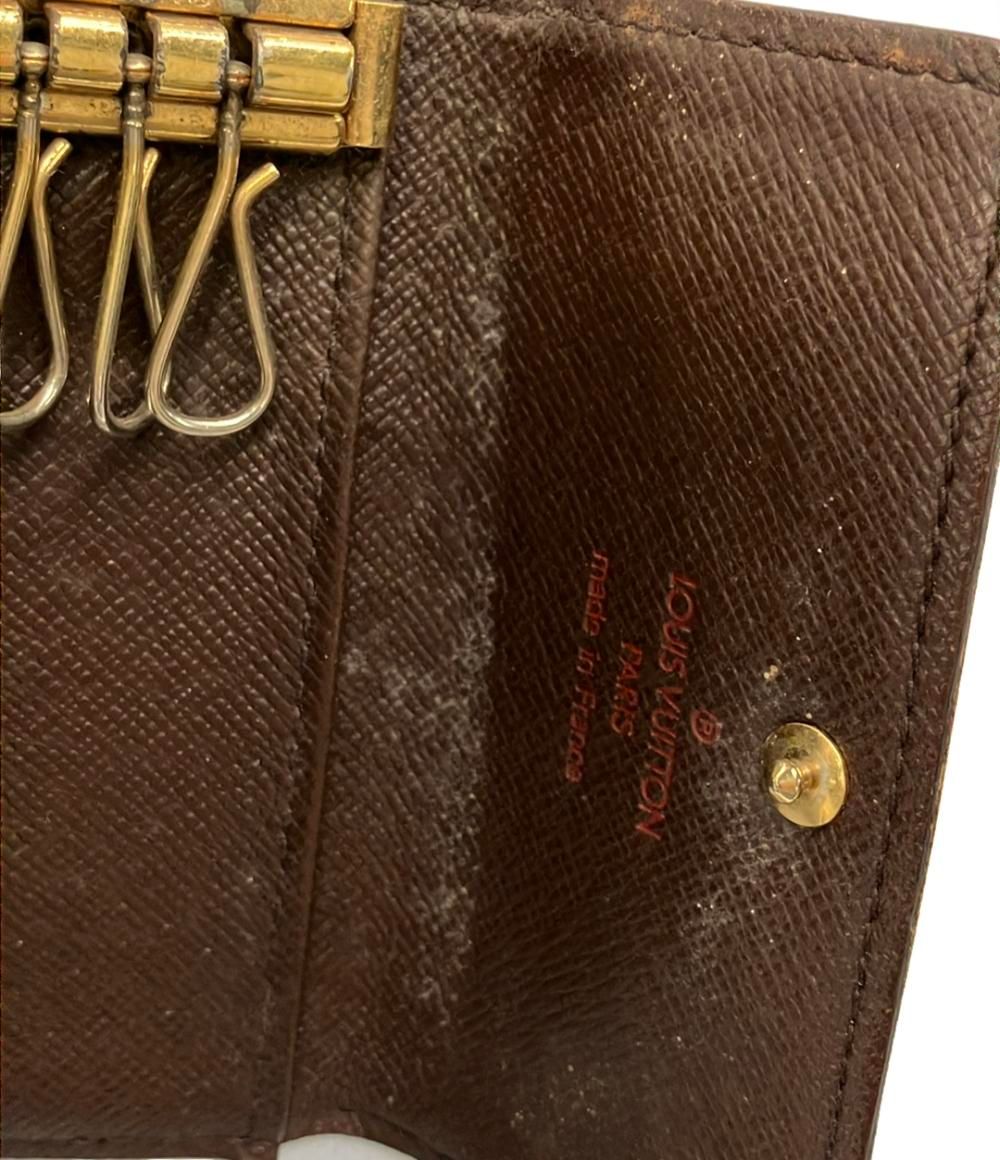 ルイ・ヴィトン 4連キーケース ミュルティクレ 4 ダミエ エベヌ N62631