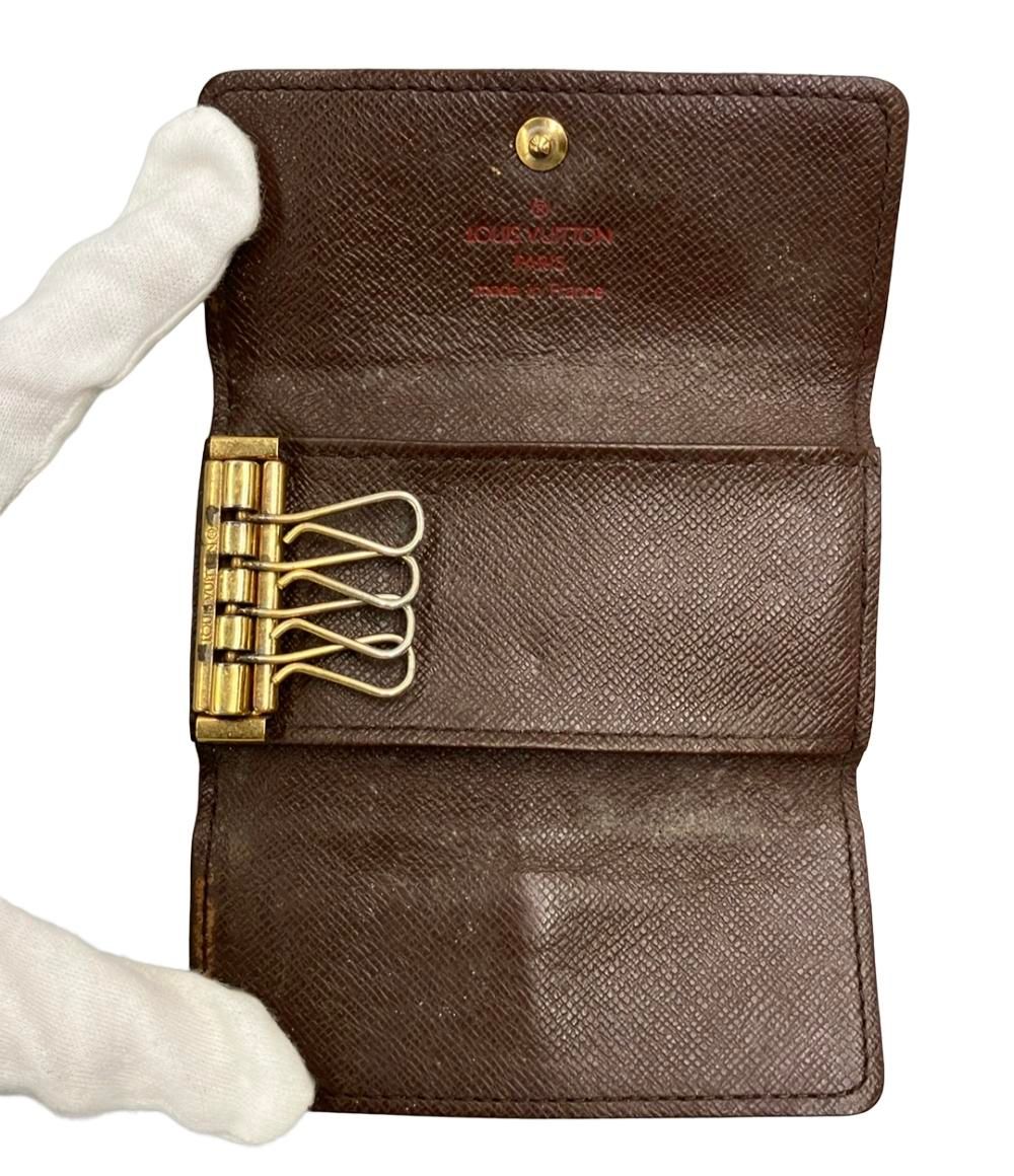 ルイ・ヴィトン 4連キーケース ミュルティクレ 4 ダミエ エベヌ N62631