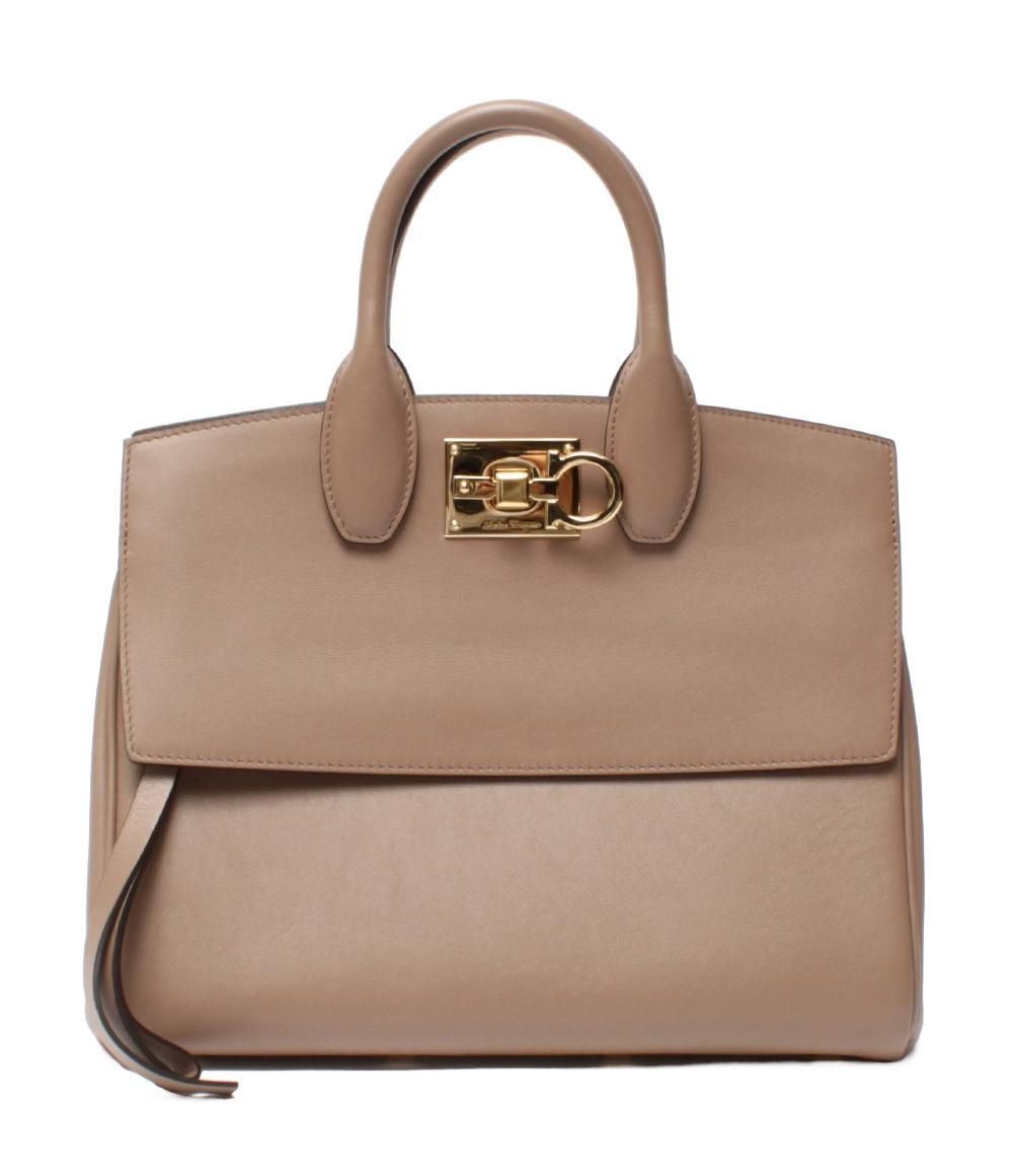 美品 サルバトーレフェラガモ 2way ハンドバッグ ショルダーバッグ