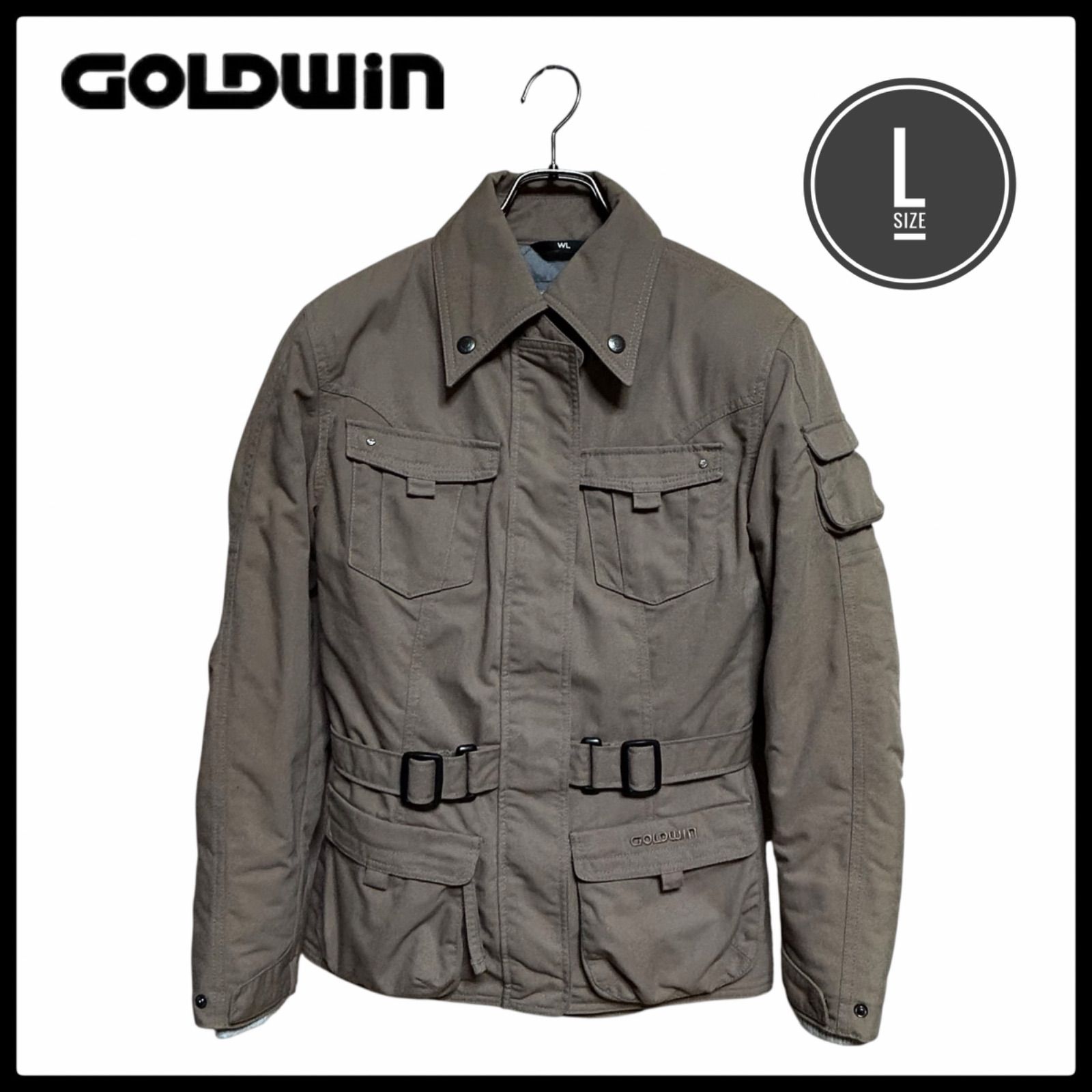 美品】GOLDWIN ゴールドウィン ライディングジャケット L プロテクター 