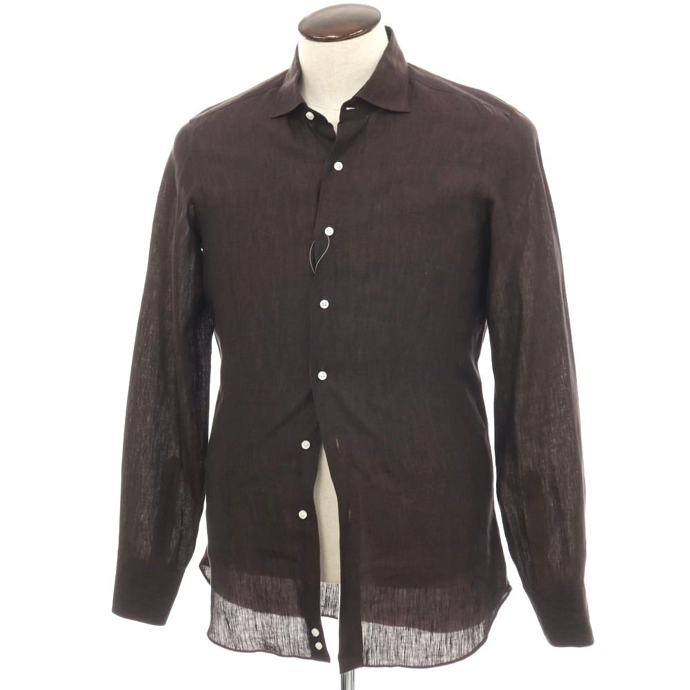 中古】マリアサンタンジェロ Maria Santangelo リネン ワイドカラー