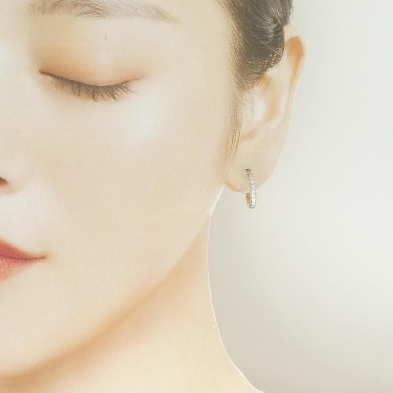 K14YG/K14WG フープ ピアス 片耳 - メルカリ