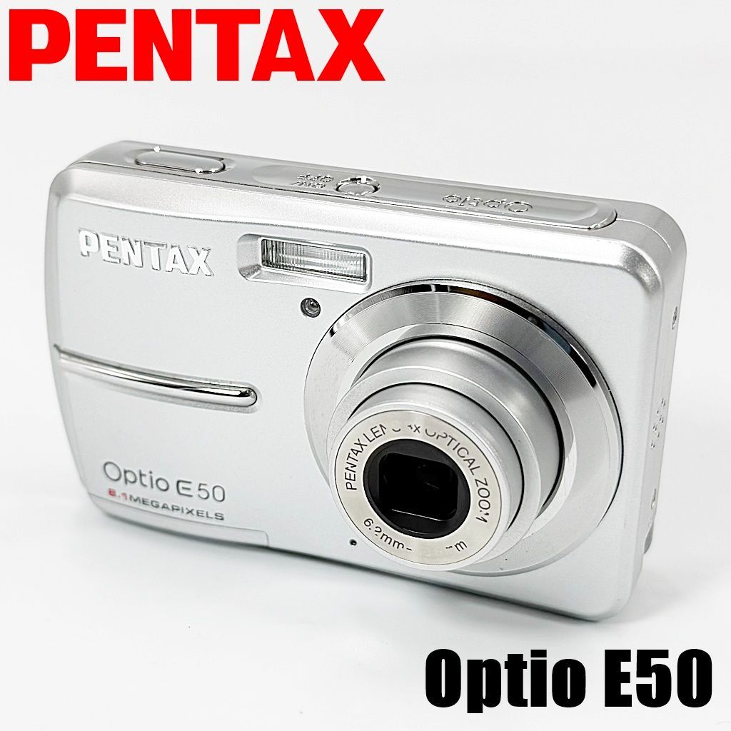 ペンタックス PENTAX Optio E50 シルバー コンデジ カメラ 中古 - メルカリ