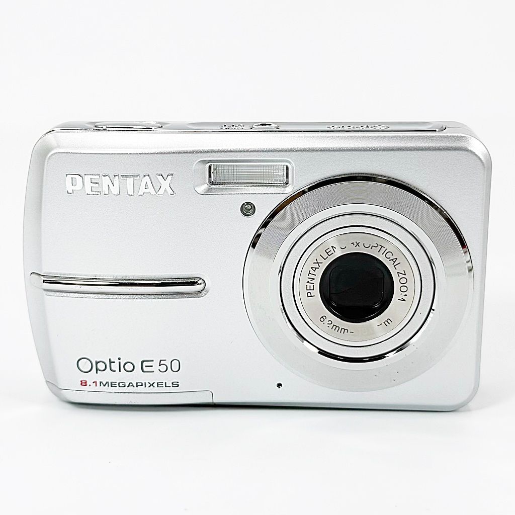 ペンタックス PENTAX Optio E50 シルバー コンデジ カメラ 中古 - メルカリ