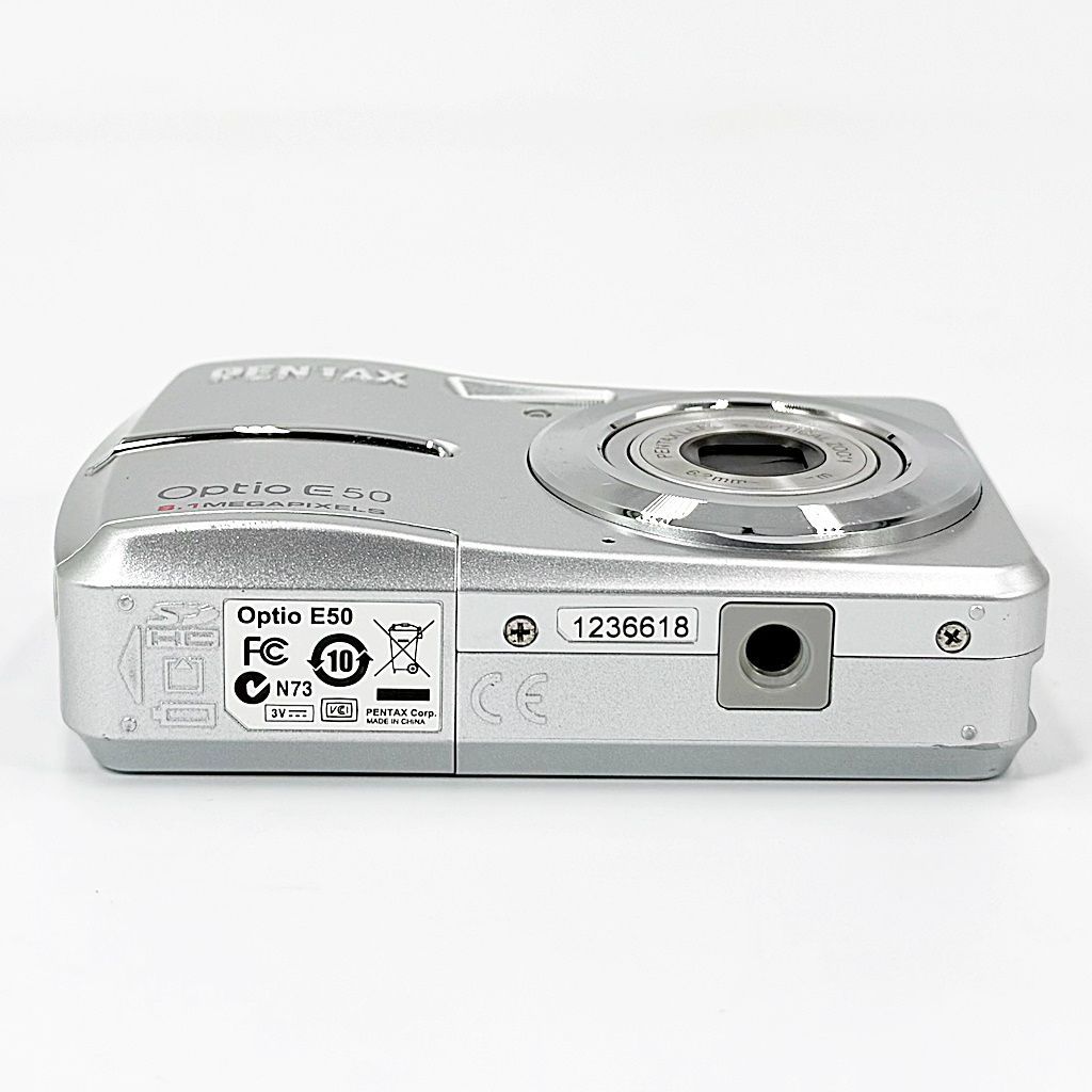 ペンタックス PENTAX Optio E50 シルバー コンデジ カメラ 中古 - メルカリ