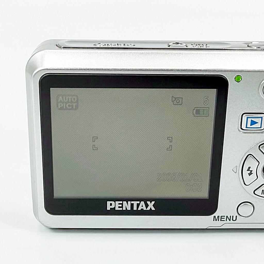 ペンタックス PENTAX Optio E50 シルバー コンデジ カメラ 中古 - メルカリ
