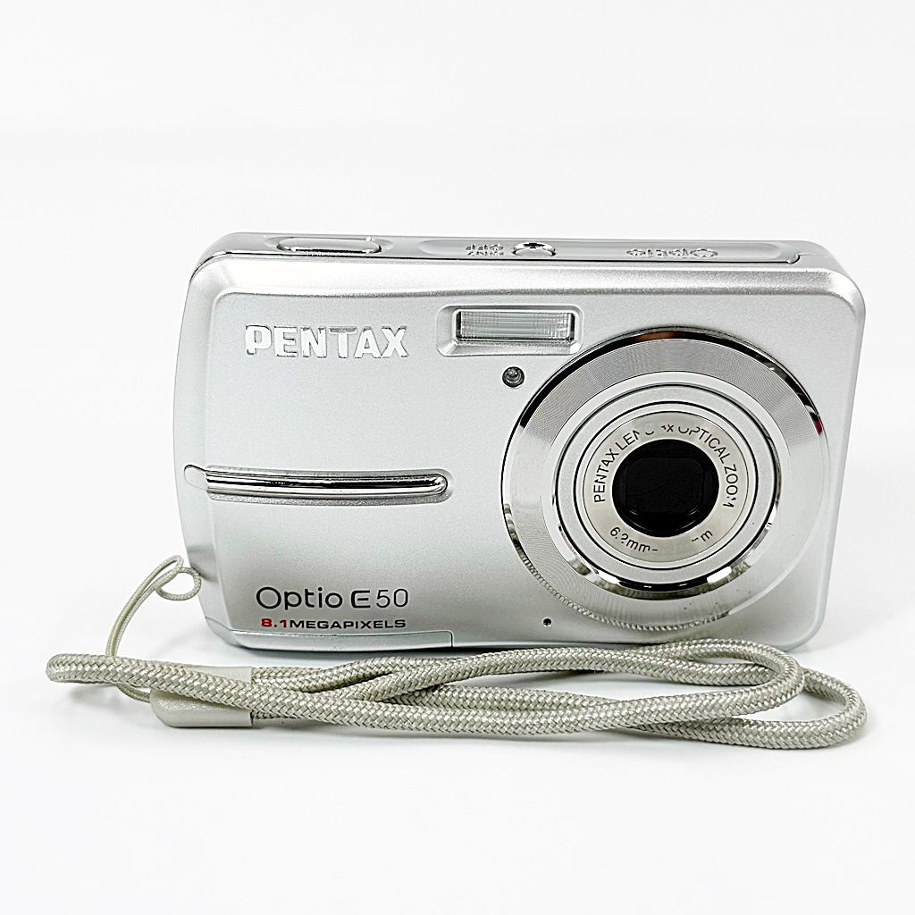 ペンタックス PENTAX Optio E50 シルバー コンデジ カメラ 中古 - メルカリ