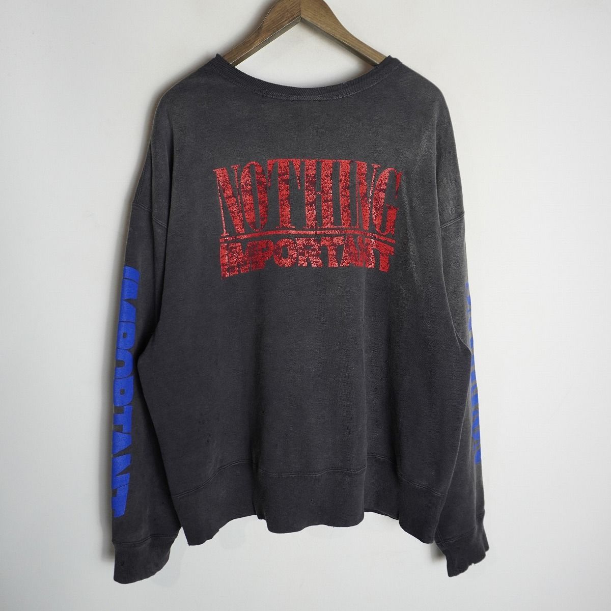 美品24AW SAINT MICHAEL セントマイケル KK_CRW SWT NOTHNG IMP
