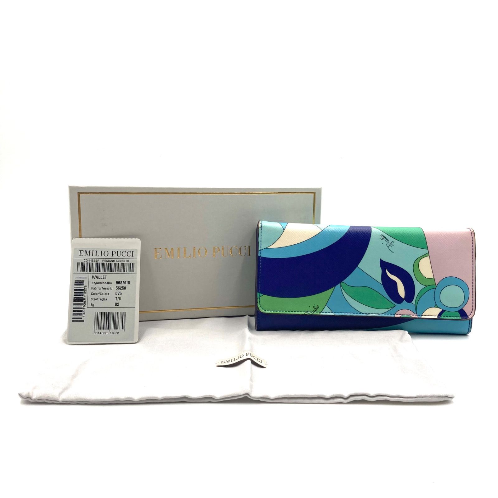 美品■ EMILIO PUCCI エミリオプッチ 長財布 正規品 エミリオプッチ EMILIO PUCCI 長財布 レディース ピンク 新作 ブランド