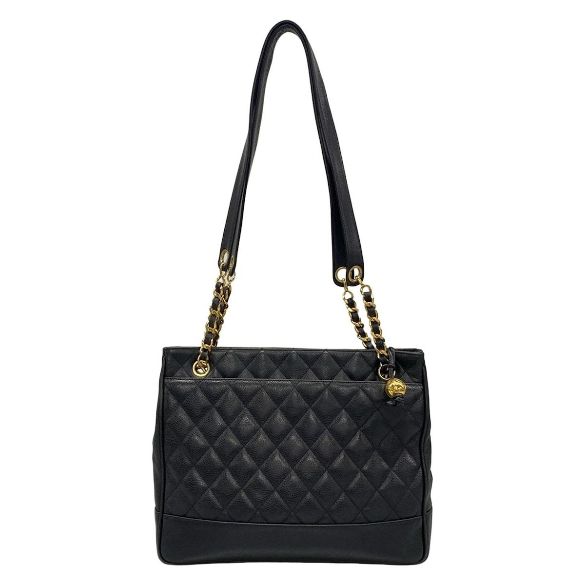 CHANEL(シャネル) ショルダーバッグ マトラッセ 黒 チェーンショルダー 