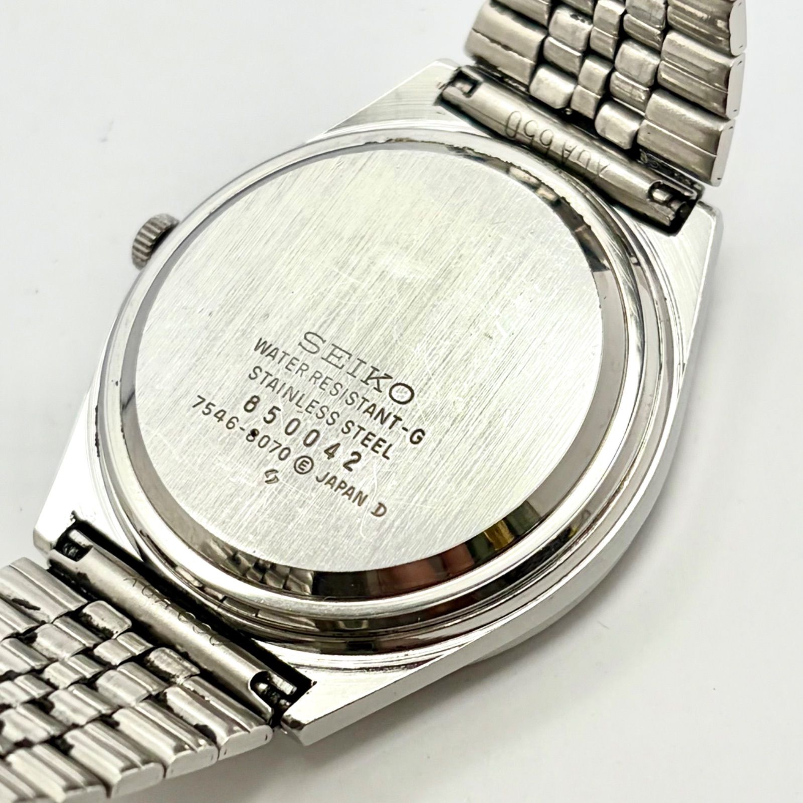新品電池】SEIKO セイコー TYPEⅡ タイプ2 メンズ 腕時計 シルバー 