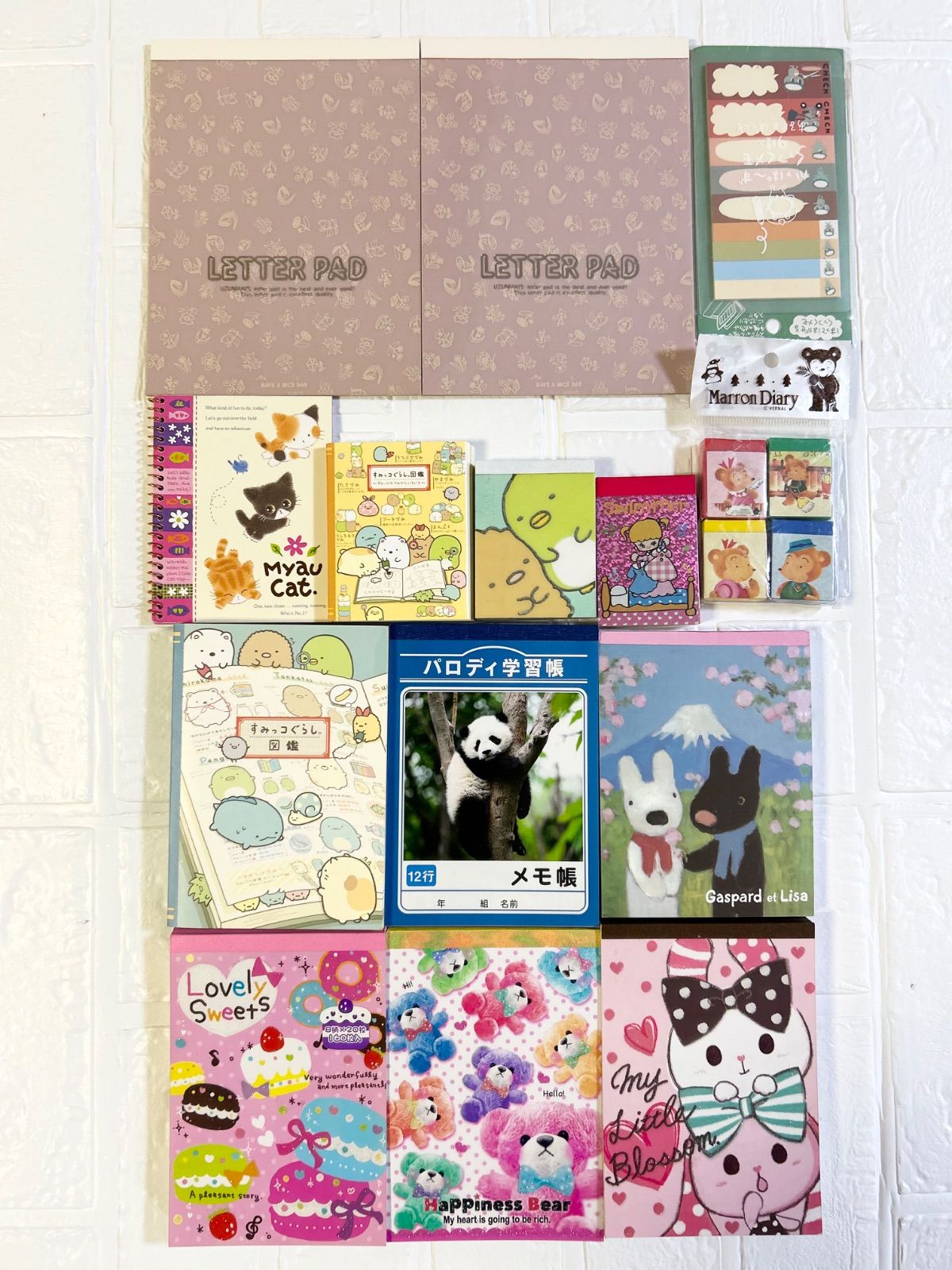 ジャンク】 メモ帳 レターセット まとめ売り 平成レトロ ファンシー