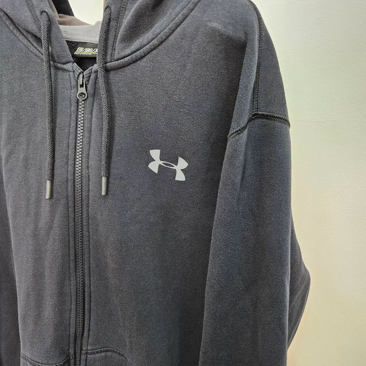 アンダーアーマー ブラック 起毛 フード ジップアップ 3XL UNDER 