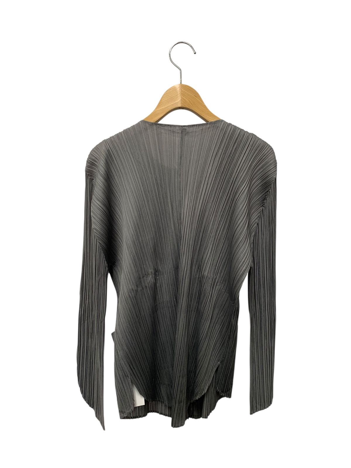 プリーツプリーズイッセイミヤケ PP61-JD146 ジャケット 3 グレー ノー