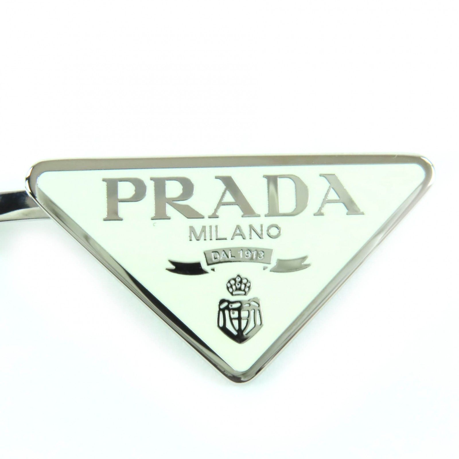 未使用品◇PRADA プラダ 1IF051 メタル ヘアピン トライアングルロゴ 