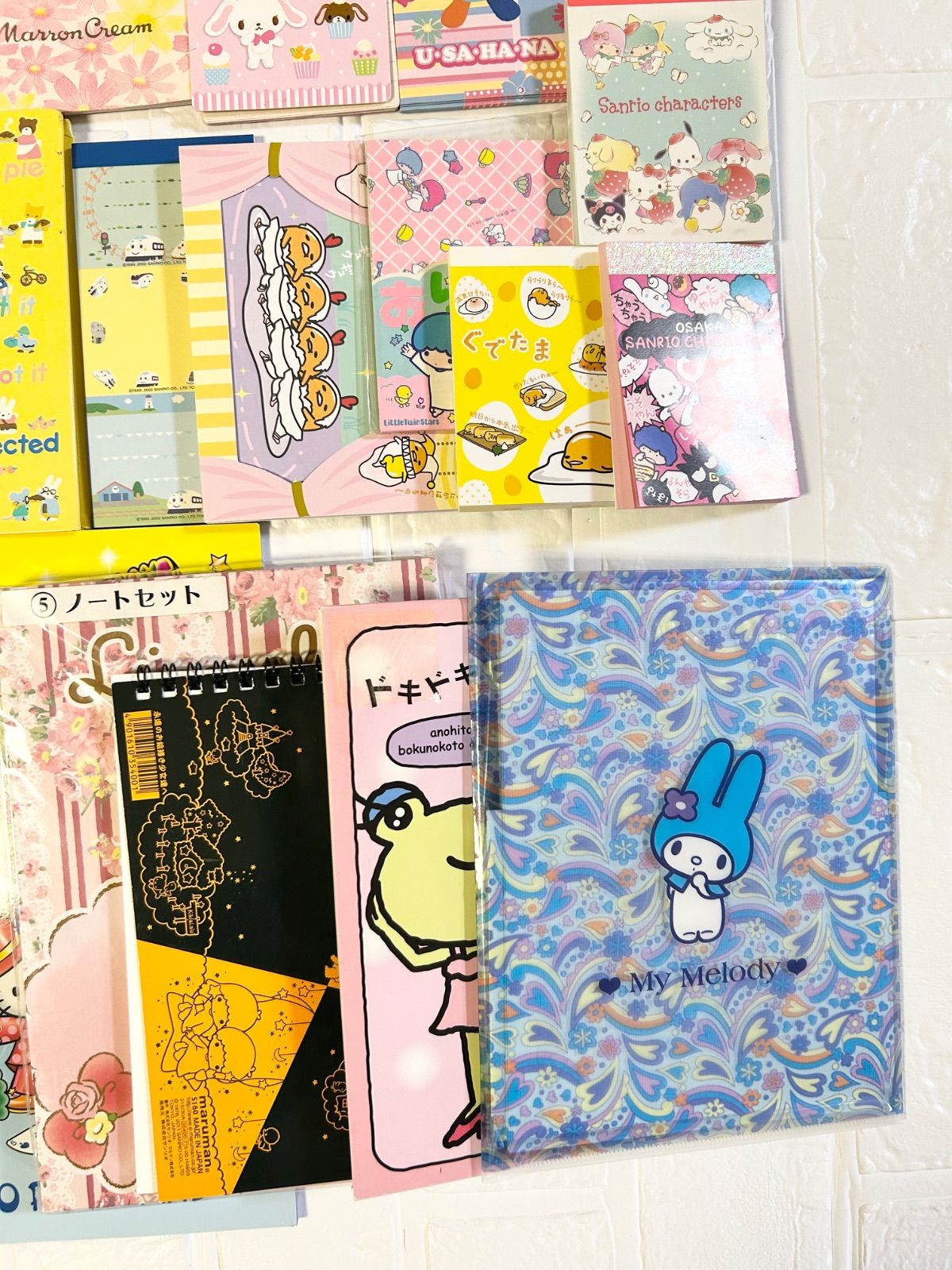 ジャンク】 サンリオ メモ帳 ノート シール レターセット まとめ売り