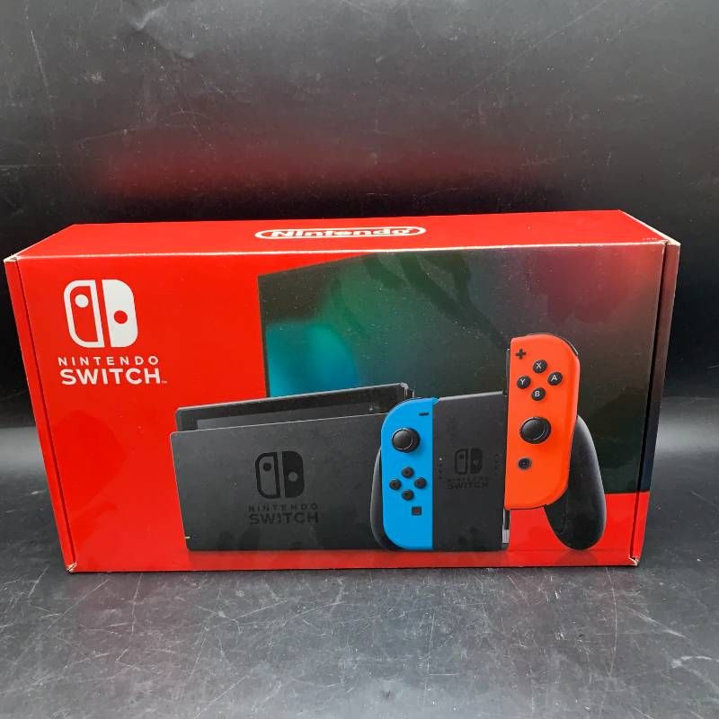 K407 動作OK Nintendo Switch JOY-CON ネオンブルー/ネオンレッド 中古