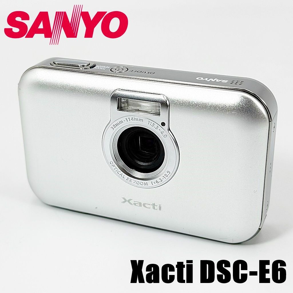 サンヨー SANYO Xacti DSC-E6 シルバー コンデジ カメラ 中古 - メルカリ