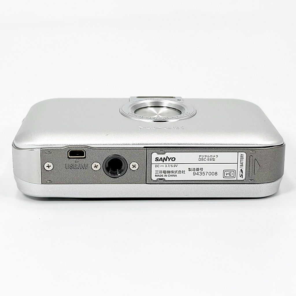 サンヨー SANYO Xacti DSC-E6 シルバー コンデジ カメラ 中古 - メルカリ