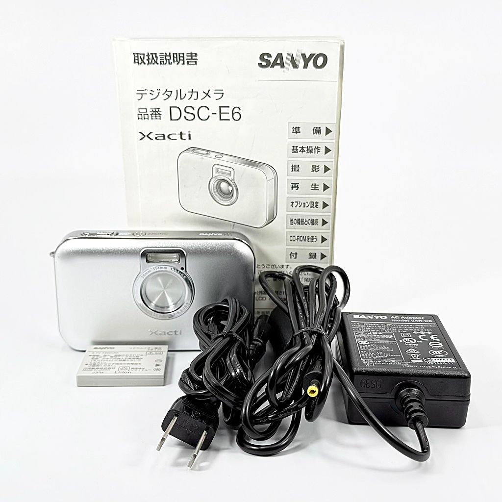 SANYO サンヨー Xacti DSC-E6 コンデジ デジカメ　美品 作例あり】SANYO Xacti DSC-E6 コンデジ デジタルカメラ 【公式通販】
