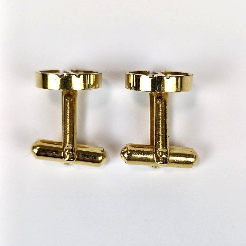 dunhill ダンヒル カフス カフリンクス メンズ dロゴ ゴールド