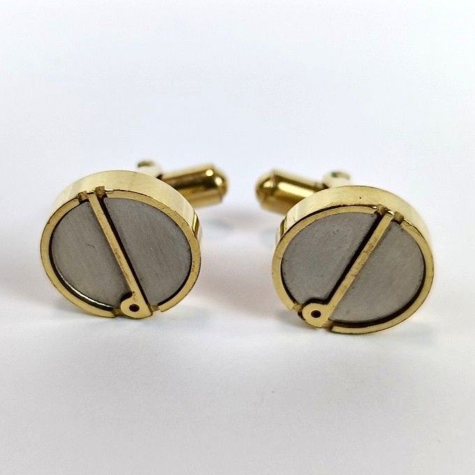 dunhill ダンヒル カフス カフリンクス メンズ dロゴ ゴールド