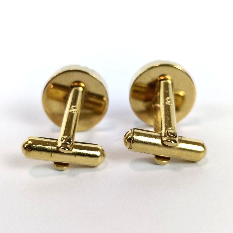 dunhill ダンヒル カフス カフリンクス メンズ dロゴ ゴールド