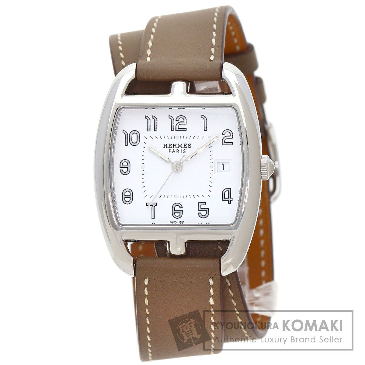 HERMES エルメス CT1.710 ケープコッド ドゥブルトゥール エトゥープ