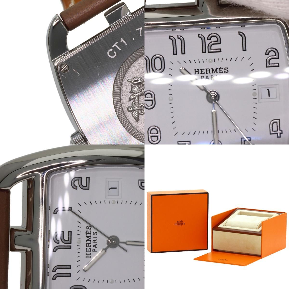 HERMES エルメス CT1.710 ケープコッド ドゥブルトゥール エトゥープ