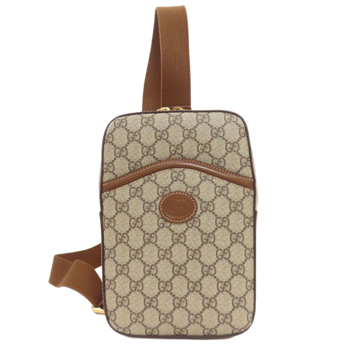 GUCCI グッチ 696016 インターロッキングG GGスプリーム ボディバッグ