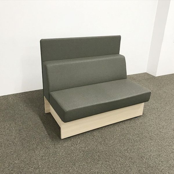 コクヨ ロビーソファー パネル付 2人掛け デイズオフィス W1210 グレー