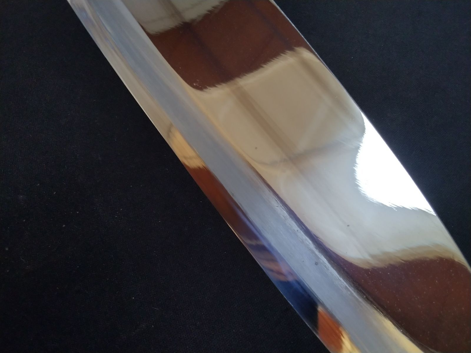 城山刃物製作所(堺業務用刃物メーカー直売)九寸 出刃 青二鋼 両鏡面