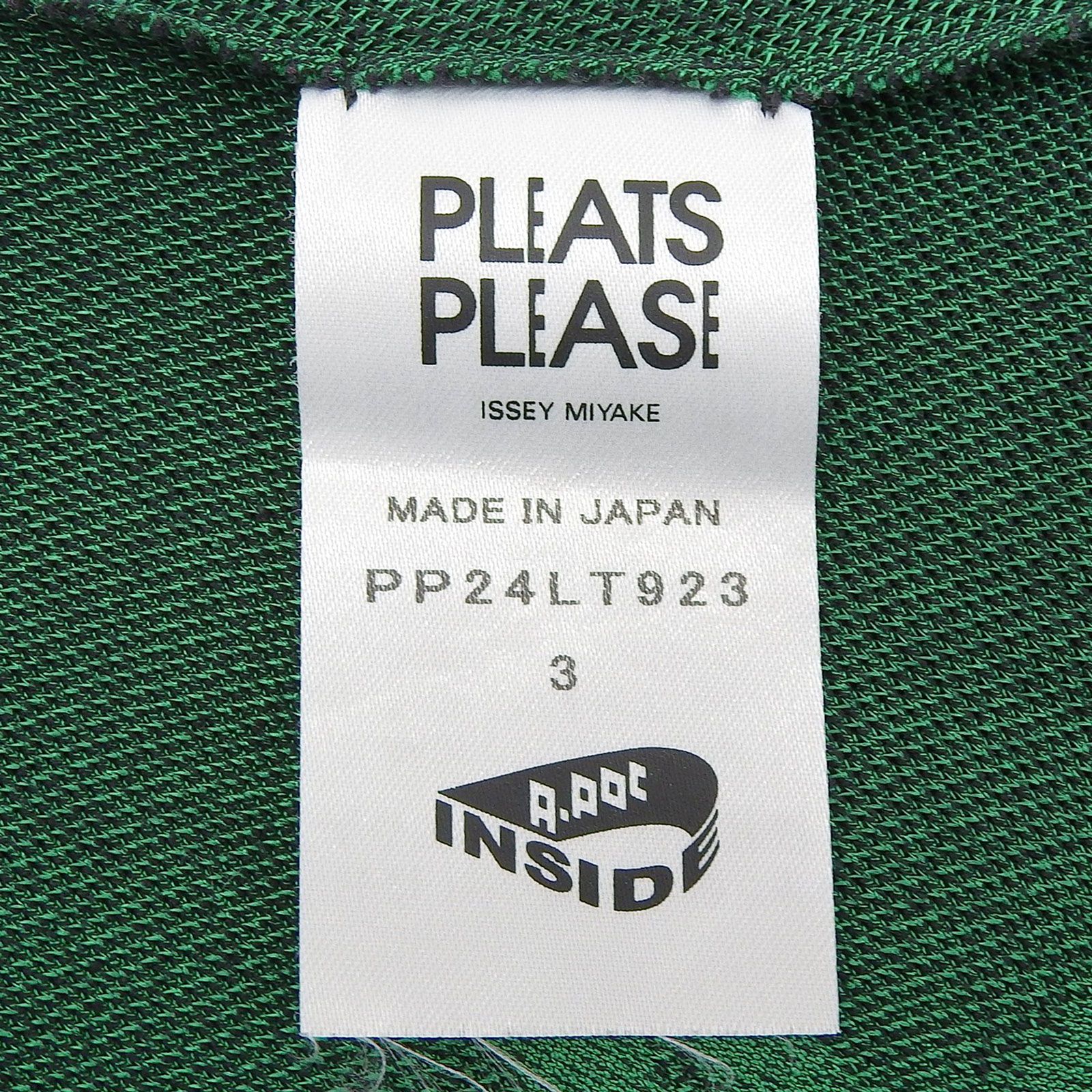 極美品△PLEATS PLEASE プリーツプリーズ イッセイミヤケ PP24LT923 A 