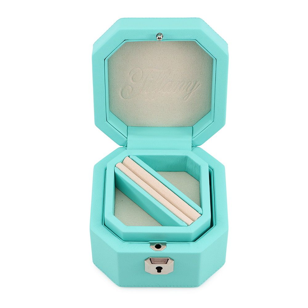 ティファニー ジュエリー ボックス ファセット スモール レザー