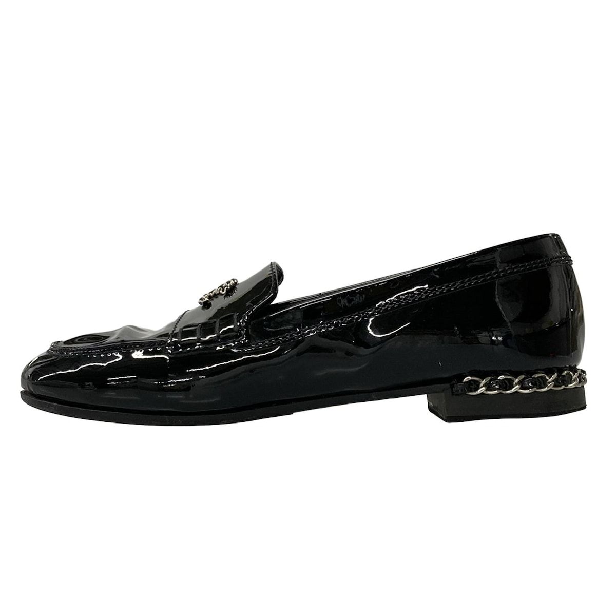 CHANEL(シャネル) ローファー 36 1/2C レディース G35067 黒 アウト 