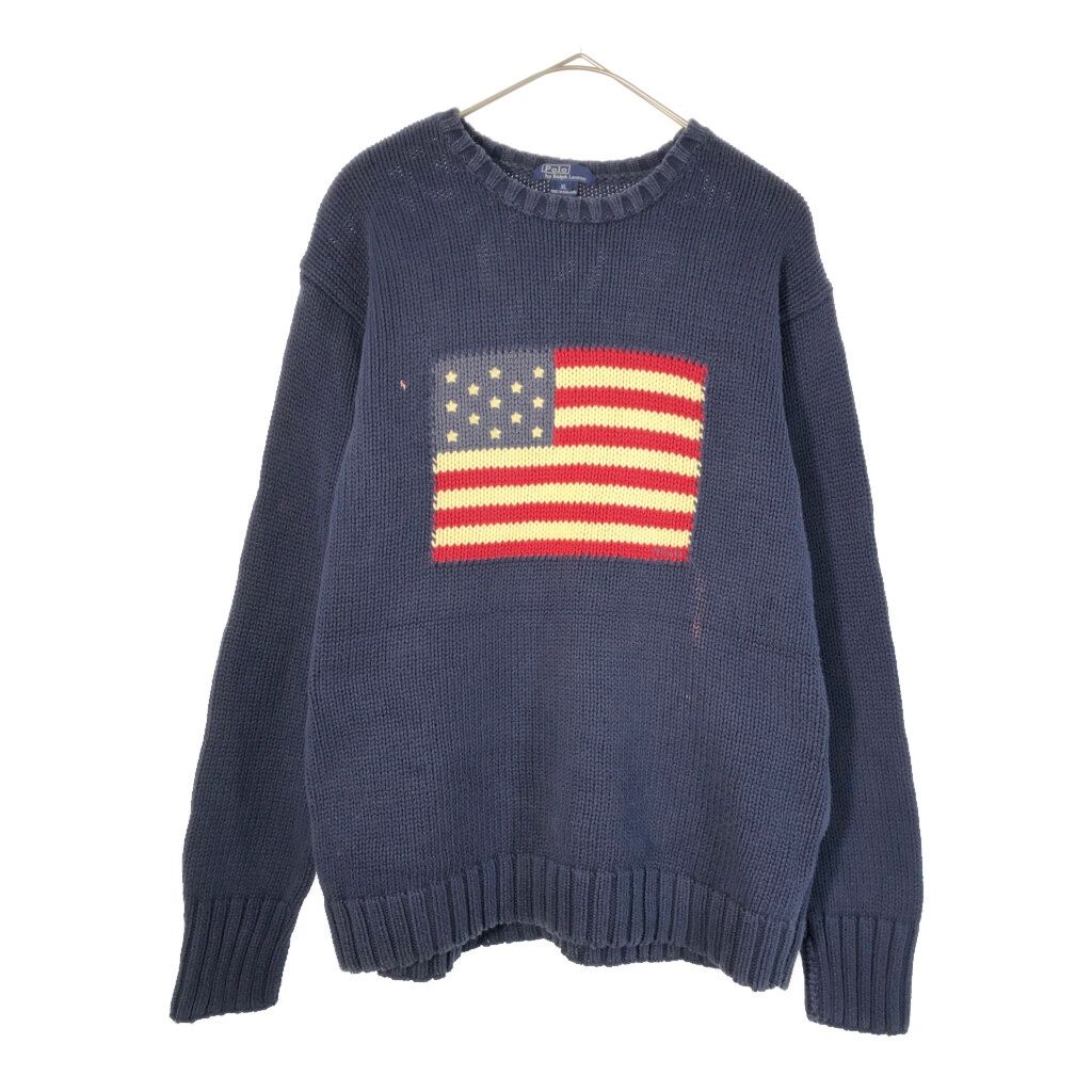 90年代 Polo by Ralph Lauren ポロ ラルフローレン 星条旗 コットン