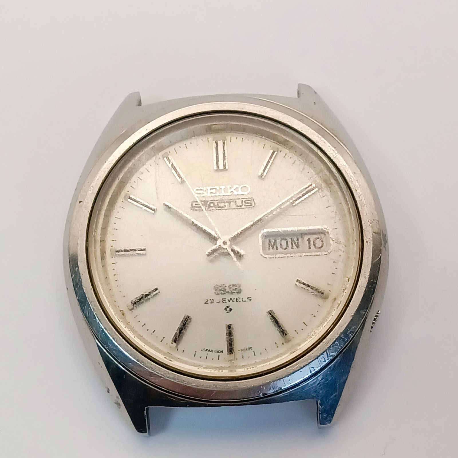1円 稼働 セイコー ファイブアクタス 6106-7520 AT/自動巻 ブルー文字 