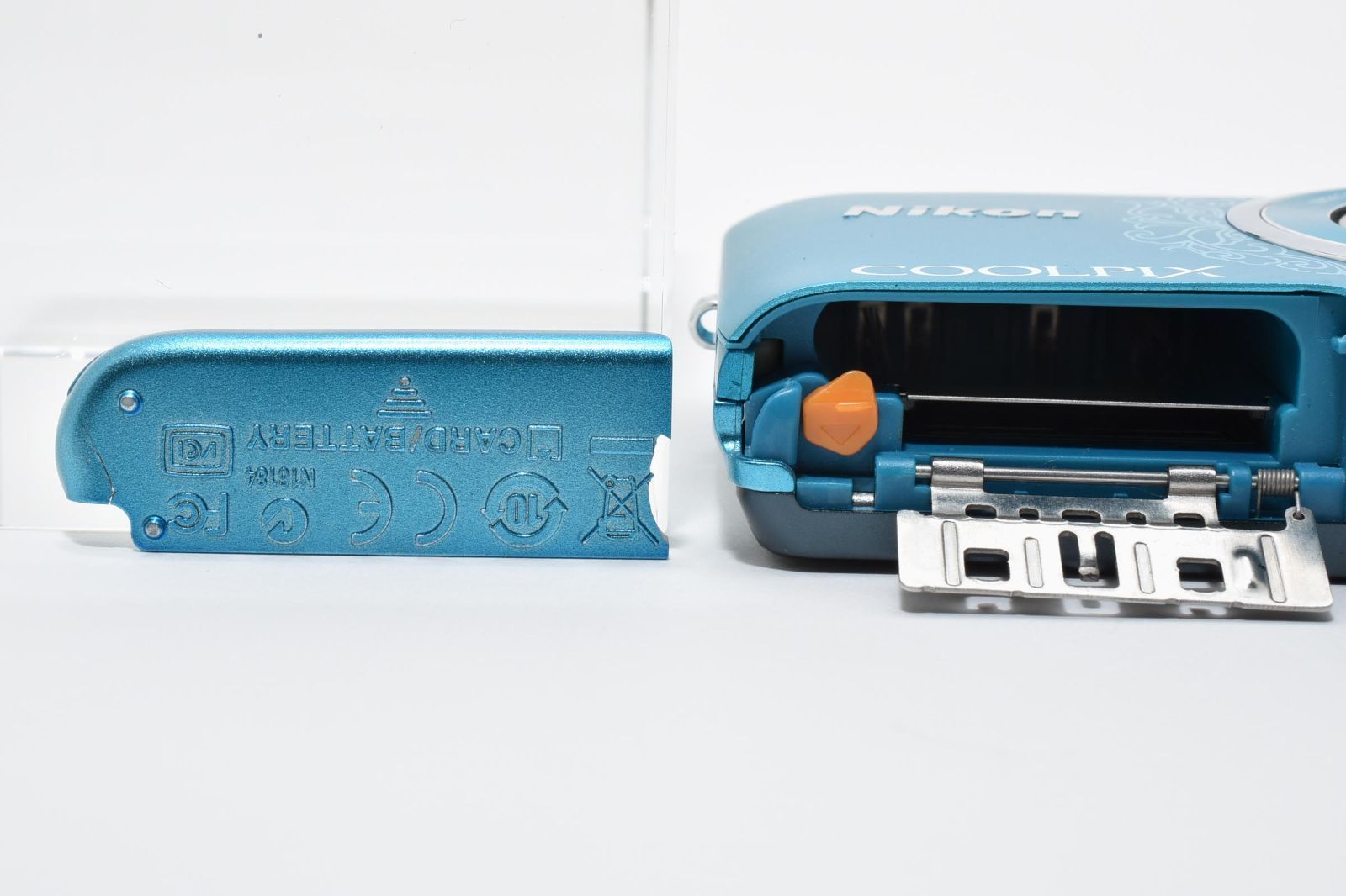 返品保証】☆良品☆ニコン Nikon COOLPIX S3500 ブルー☆動作品☆ L44