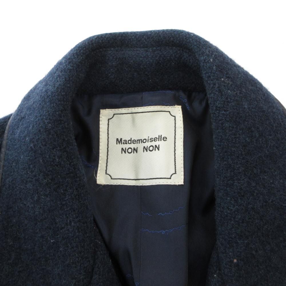 マドモアゼルノンノン mademoiselle NON NON コート くるみボタン