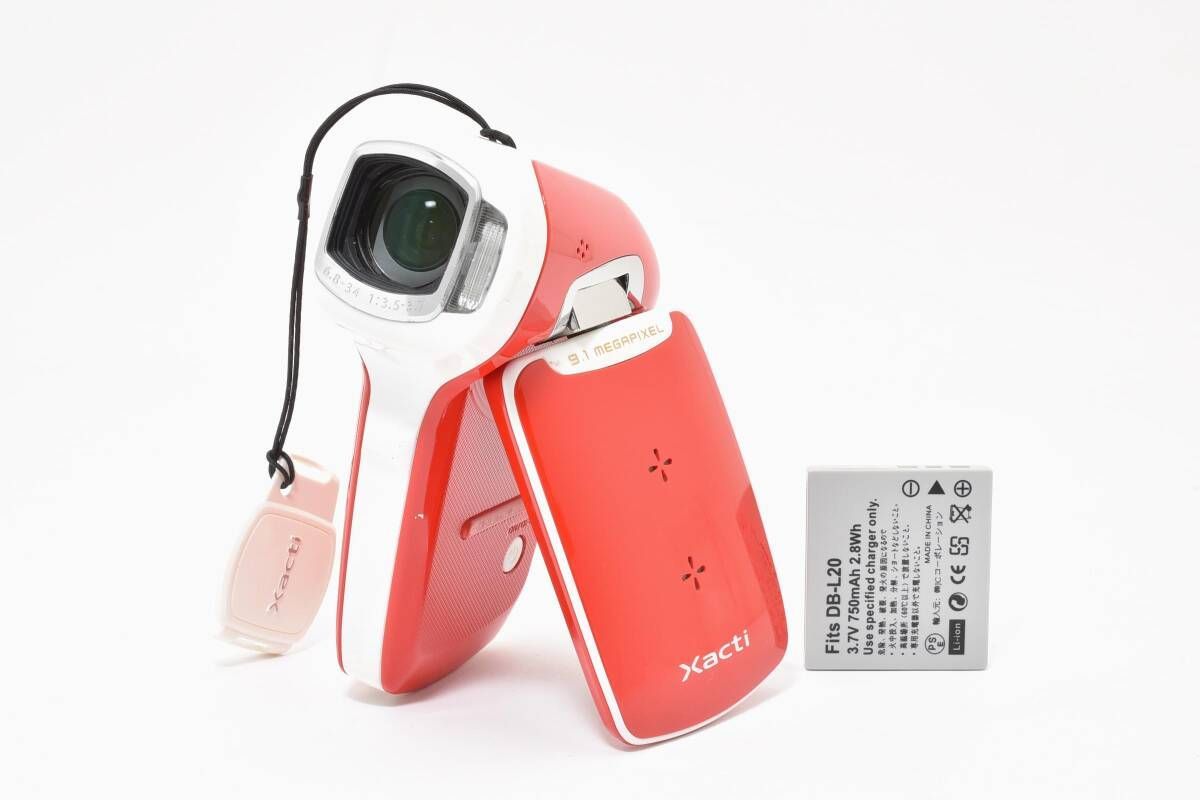 ☆美品☆サンヨー SANYO Xacti DMX-CG9 レッド ☆ 1137 #4463 - メルカリ