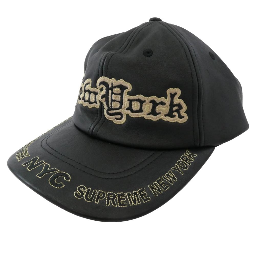 Supreme シュプリーム 25AW New York Leather 6-Panel ニューヨーク