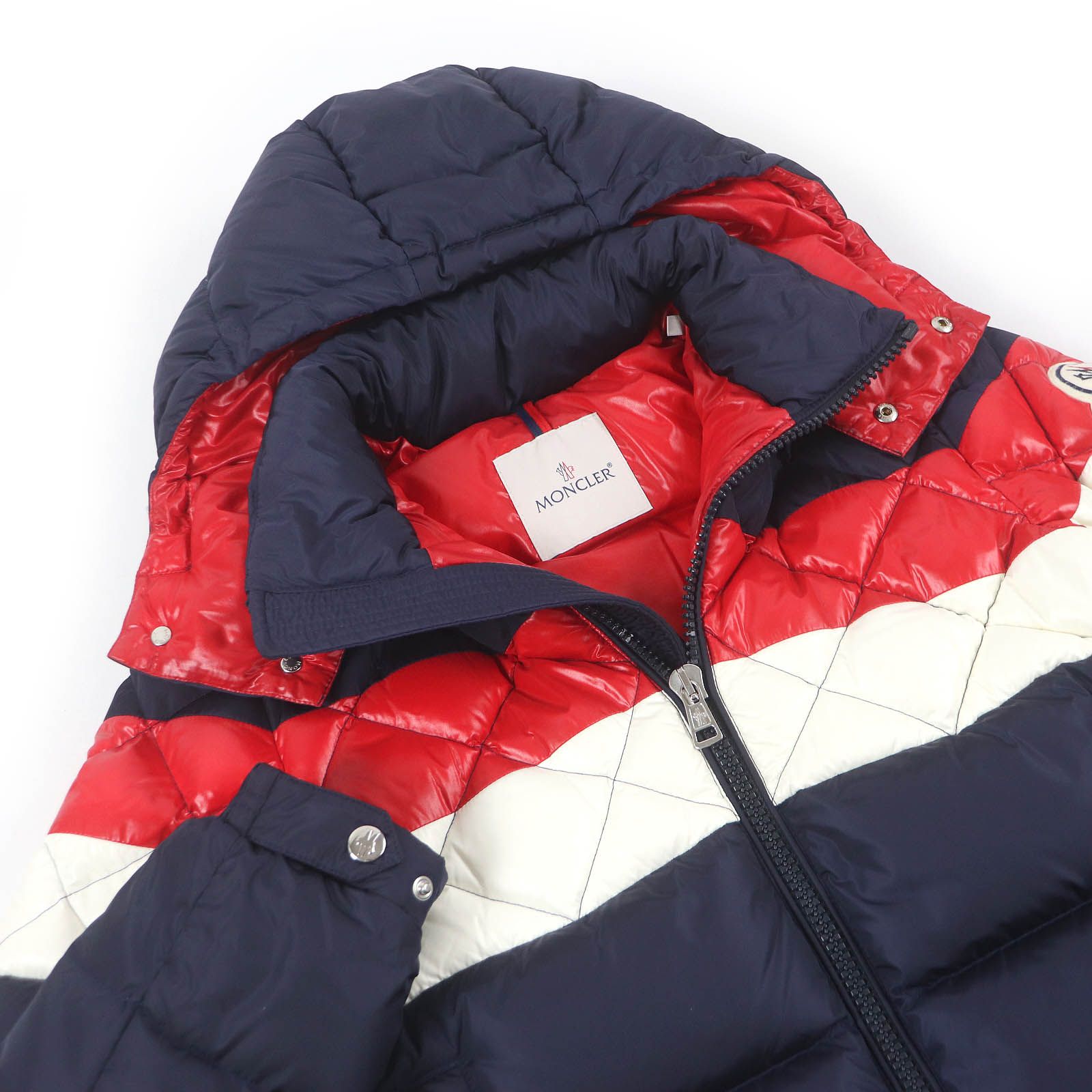 極美品□MONCLER モンクレール JANVRY GIUBBOTTO トリコロール 