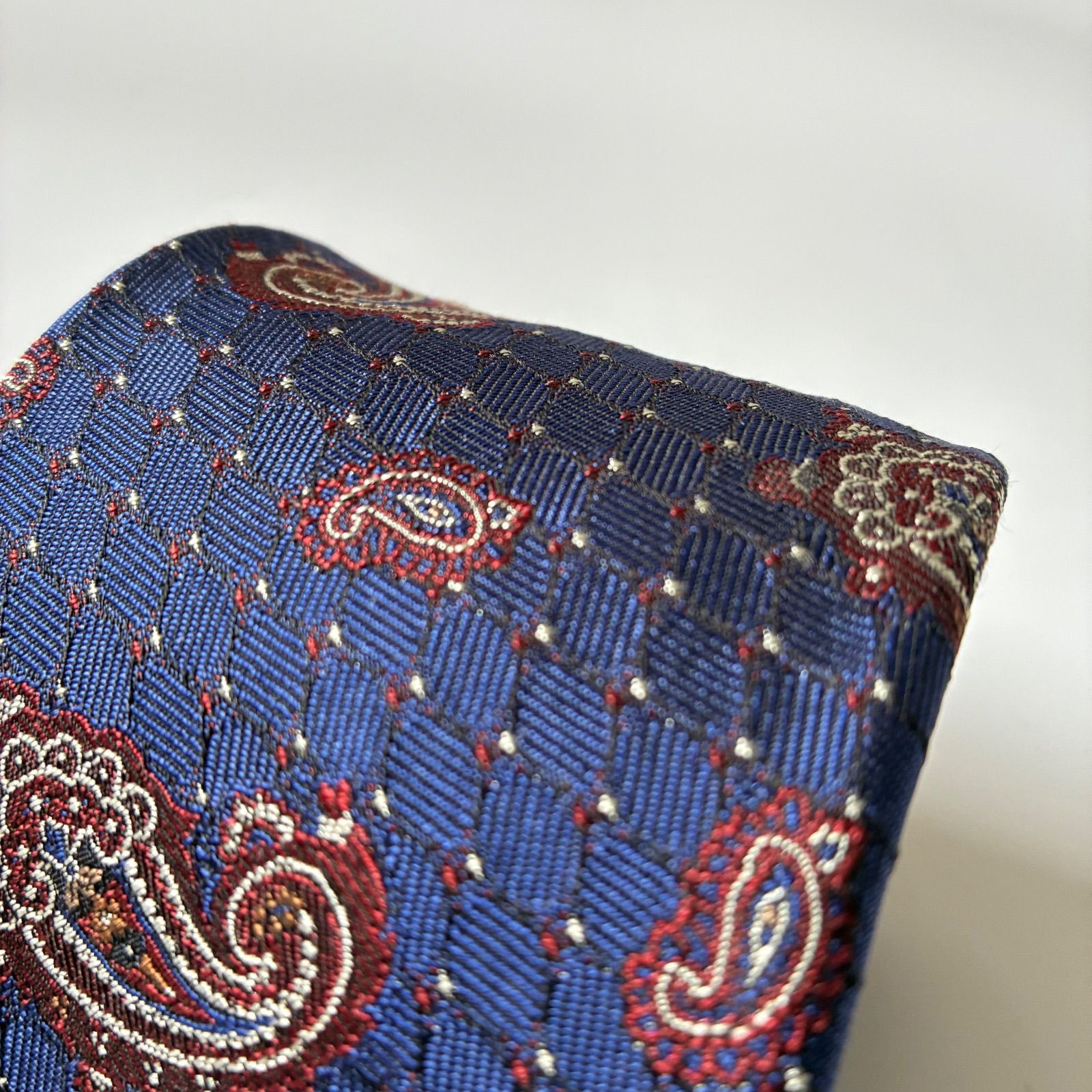 良品】 JOHN COMFORT / ペイズリー柄 ジャカード ネクタイ - メルカリ