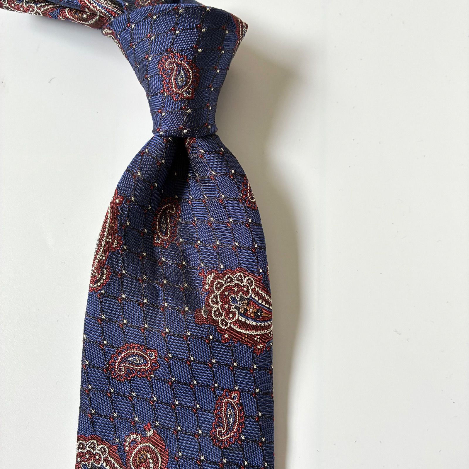 良品】 JOHN COMFORT / ペイズリー柄 ジャカード ネクタイ - メルカリ