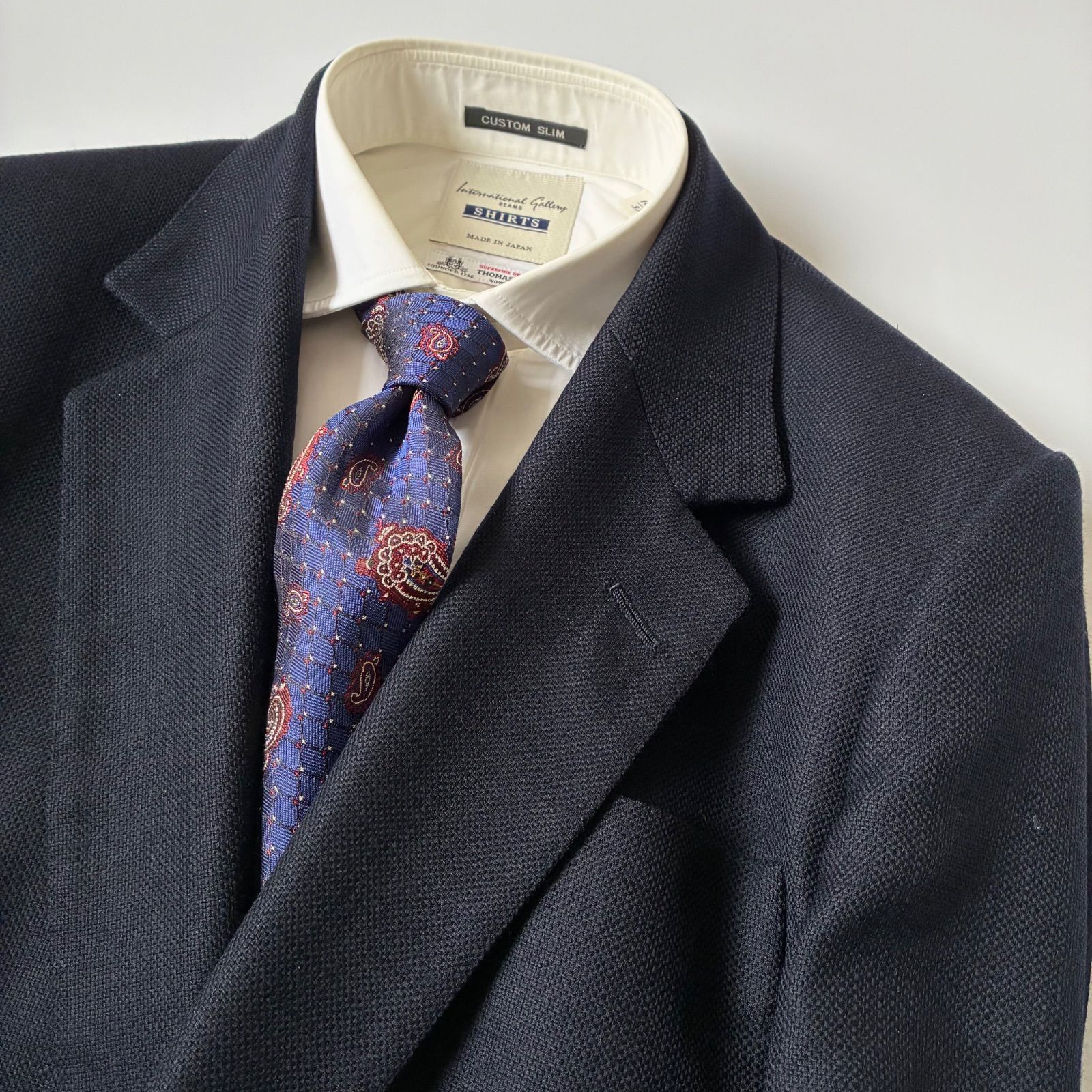 良品】 JOHN COMFORT / ペイズリー柄 ジャカード ネクタイ - メルカリ