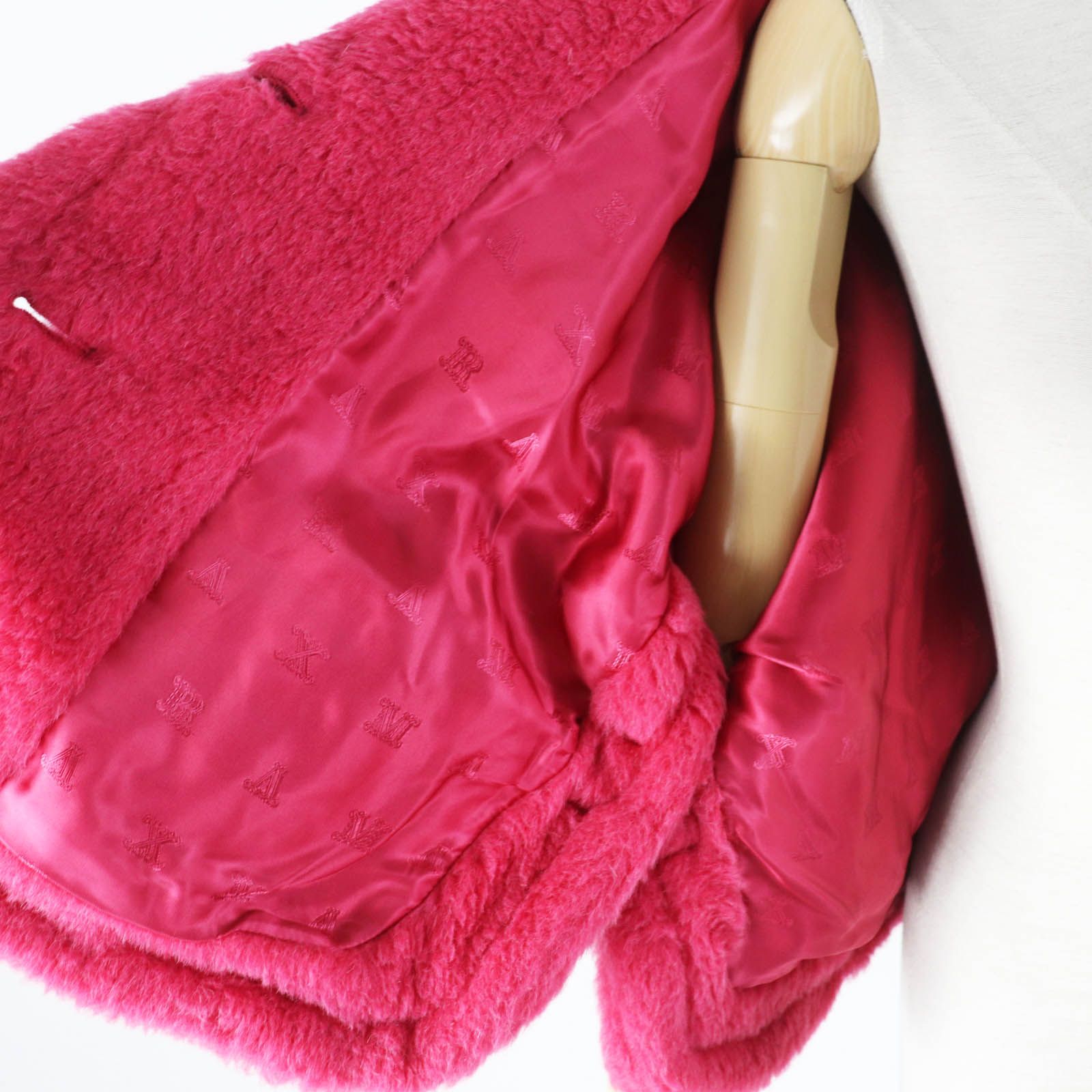 極美品◎Max Mara マックスマーラ 23AW 23473601376 白タグ TEDDY BEAR 