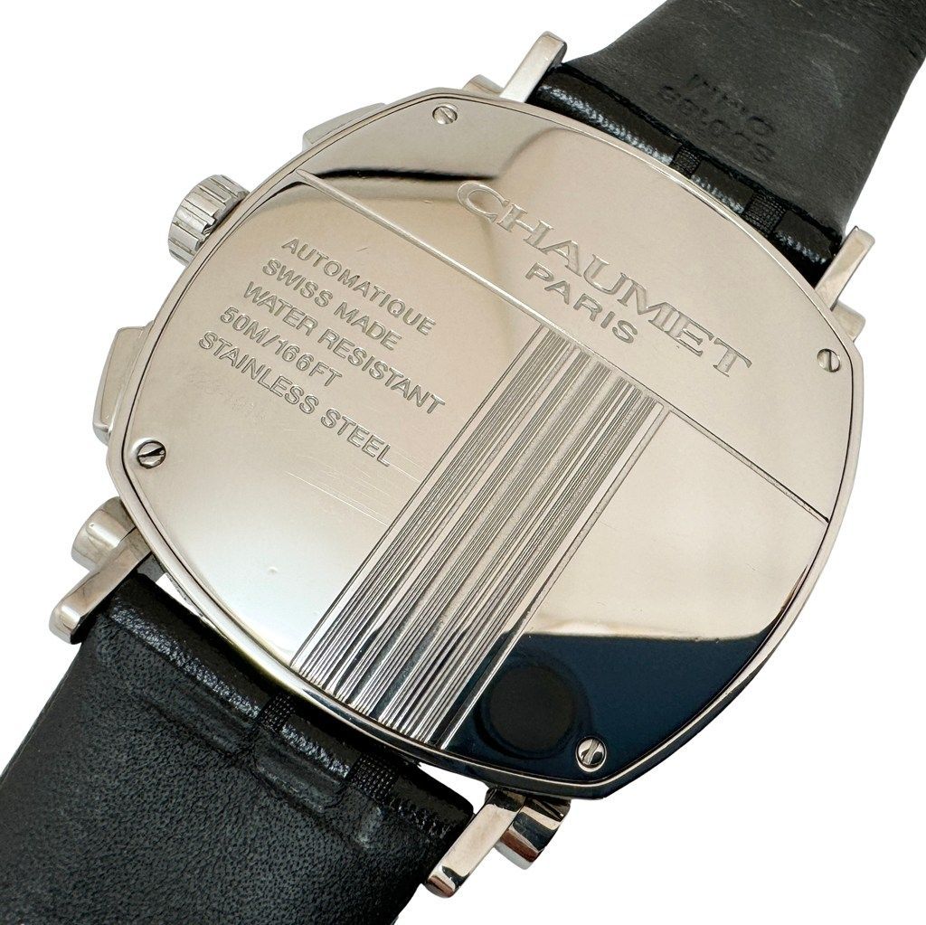 ショーメ CHAUMET☆ダンディ】W11290-30A クロノグラフ 中古 メンズ