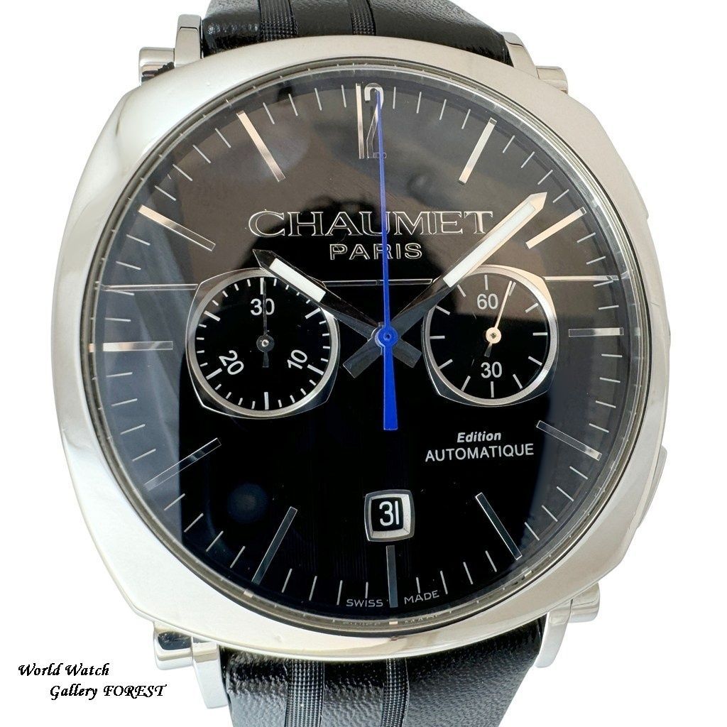 ショーメ CHAUMET☆ダンディ】W11290-30A クロノグラフ 中古 メンズ