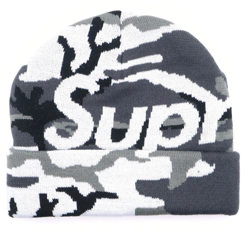 SUPREME (シュプリーム) 25AW Camo Big Logo Beanie カモフラージュ