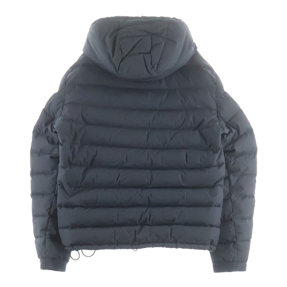 MONCLER (モンクレール) ×OFF-WHITE DINARD ×オフホワイト アームワッペン ジップアップ フーディダウンジャケット ブラック